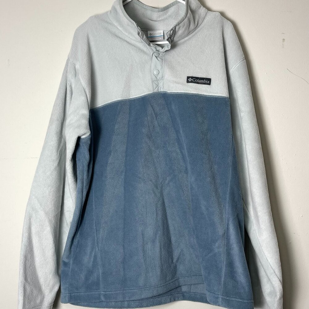 Columbia‎ sweater weather men's grey size xl button up